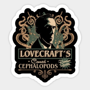 Lovecraft's Canned Cephalopods - Premium Quality Sticker